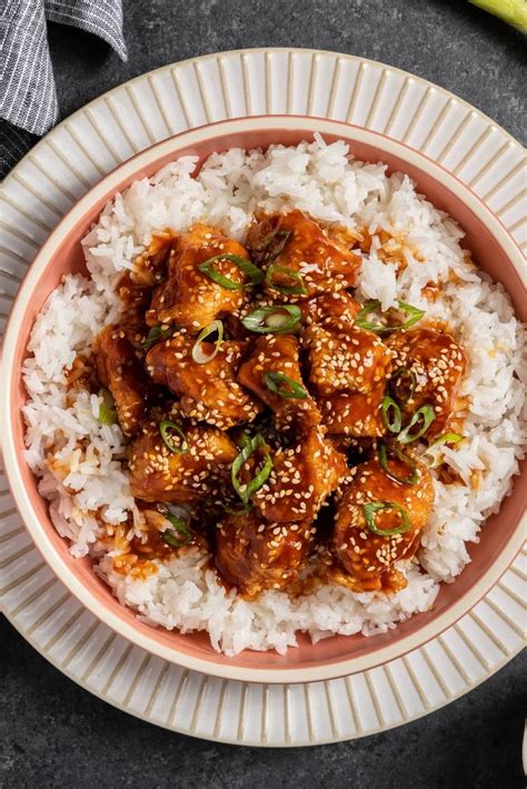 Air-Fryer Sweet Sesame Chicken - San-J | Recipe | Air fryer recipes ...