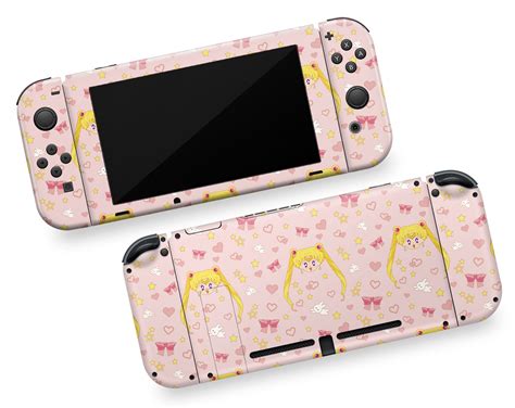 Girl Pink Nintendo Switch Skins Cute Vinyl Skins Console | Etsy