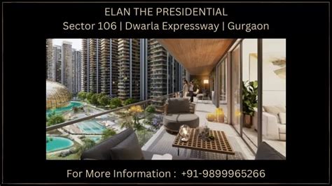 PPT Elan New Residential Project In Sector 106 Dwarla Expressway