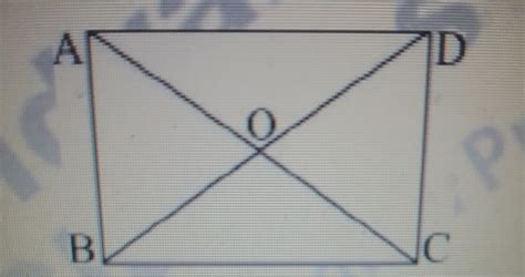 In A Rectangle ABCD The Diagonals Intersect At O IfAOB 62 Then ODC