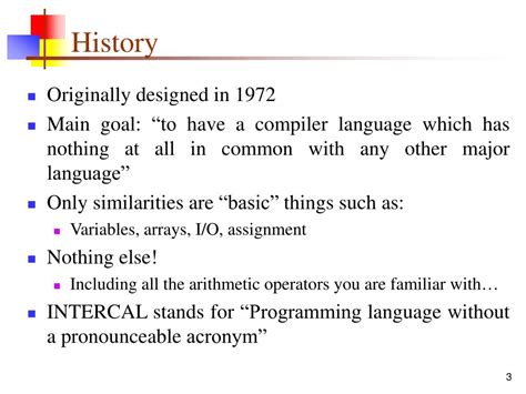 intercal powerpoint    id