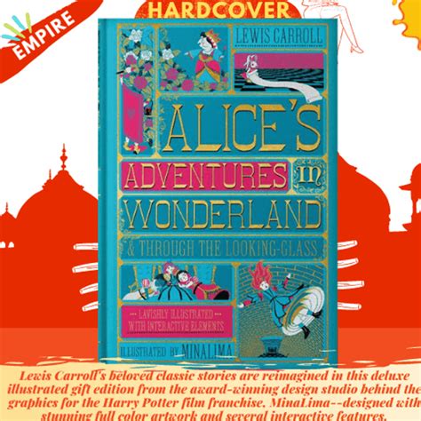 Alices Adventures In Wonderland Illustrated With Interactive Elements And Through The Looking