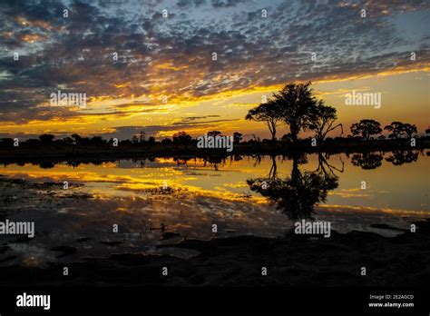 Sunset in Africa Stock Photo - Alamy