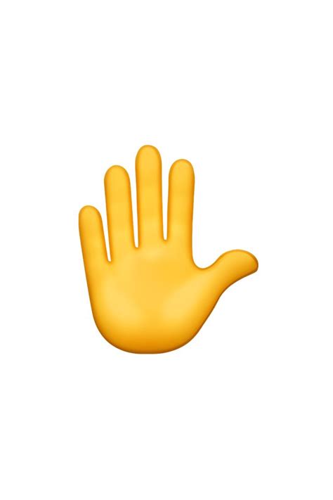 Raised Hand Emoji In 2023 Hand Emoji Raised Hands Emoji Finger Emoji