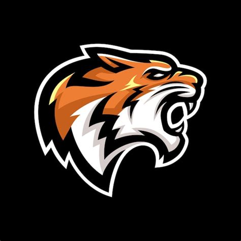 Premium Vector Tiger Esport Gaming Mascot Logo Design Angry Roaring