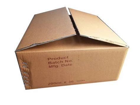 Double Wall Ply Silkscreen Printing Kg Printed Corrugated Box At Rs