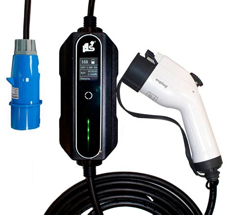 EVPLUG Portable EV Charger For EV PHEV Electric Car Variable Power