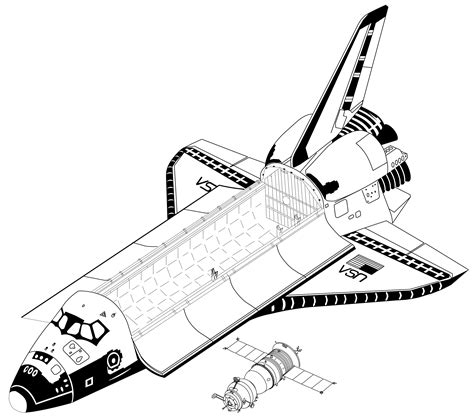 Space Shuttle Drawing at PaintingValley.com | Explore collection of Space Shuttle Drawing