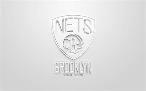 Brooklyn Nets Badge Kyrie Irving White Club Logo Kevin Durant