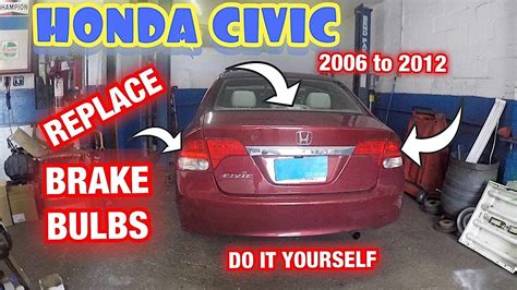 How To Replace Brake Light Bulb Honda Civic Honda