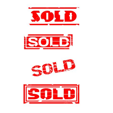 Sold Stamp Png Transparent Sold Stamp Depleted Gone Taken Png Image