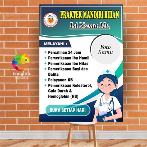 Jual Poster Praktek Bidan Mandiri Poster Praktek Bidan Poster Praktek