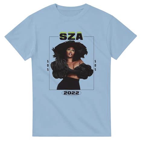 sza  shirt sos  premium heavyweight cotton tee casual style