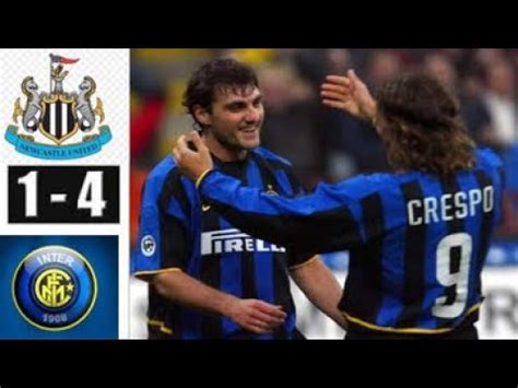 Inter Milan 2-2 Newcastle United Champions League 2002/2003 - Vieri ...