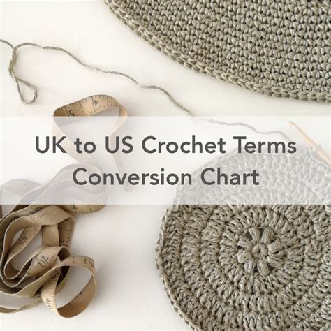 Uk Crochet Terms To Us — Bygoldenberry