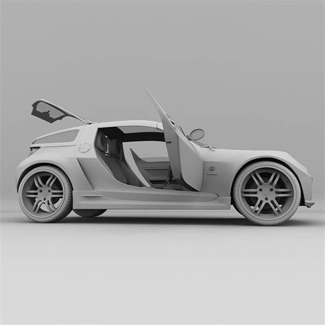 3d smart roadster brabus coupe