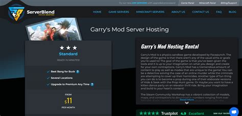 Garrys Mod Server Hosting Best GMod Game Server Providers