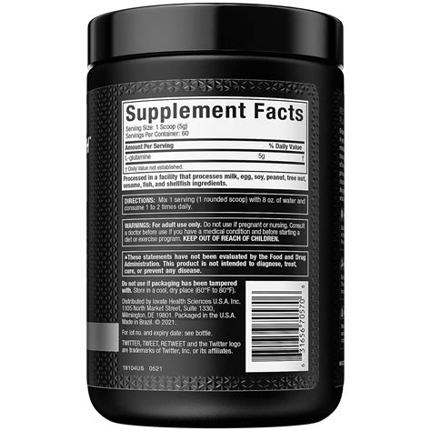 Muscletech Platinum Glutamine Totalnutritions In