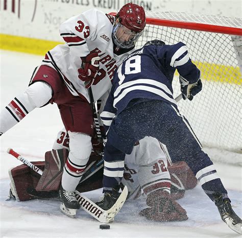 Gallery Harvard Yale Mens Hockey Action Boston Herald