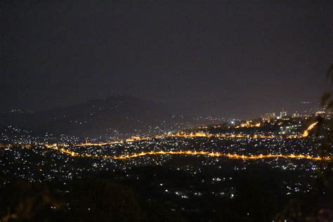 Kigali City At Night View From Rebero 28 September 2015 Flickr