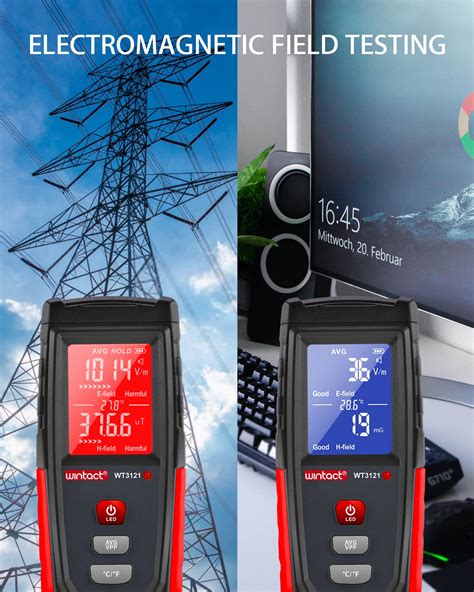 Buy Wintact EMF Meter Smart Digital Electromagnetic Fields Radiation