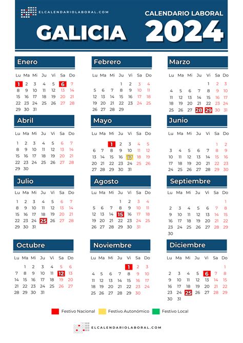 Calendario Laboral De Galicia D As Festivos Y Puentes En