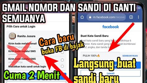 TERBARU 2023 Cuma 5menit Cara Mengembalikan Akun Fb Yang Di Bajak