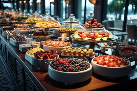 Premium AI Image | A Sumptuous Breakfast Buffet to Satisfy Your Palate