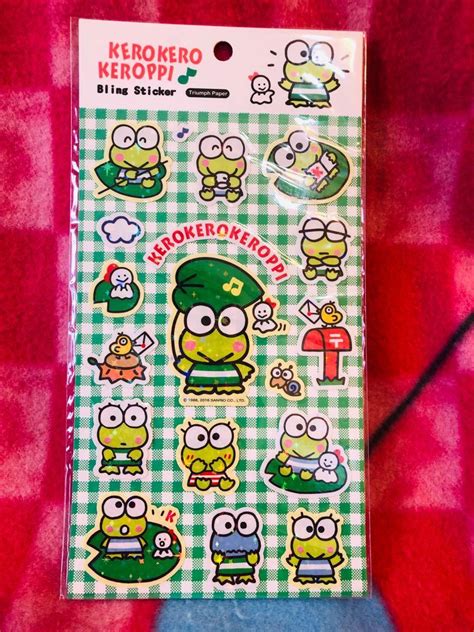 Keroppi 貼紙 興趣及遊戲 手作＆自家設計 其他 Carousell