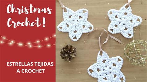 C Mo Tejer Estrellas A Crochet Para Navidad Ornamentos Navide Os