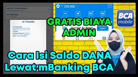 CARA ISI SALDO DANA LEWAT BCA MBANKING UNTUK PEMULA CARA MENGISI SALDO