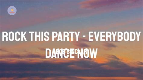 Bob Sinclar Rock This Party Everybody Dance Now Lyric Video Youtube