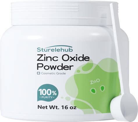 Zinc Oxide Powder 16oz 100 Purity Non Nano And Uncoated Cosmetic Grade Zinc