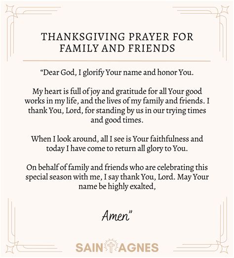 8 Thanksgiving Prayer For Family, Friends and Mealtime 2024