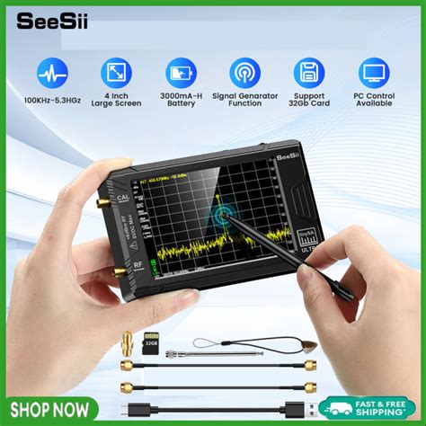 Seesii Upgraded Tinysa Ultra Spectrum Analyzer 4 0 Inch 100khz To 5