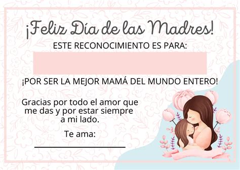 Diplomas Para Mam D A De Las Madres Poder Mam