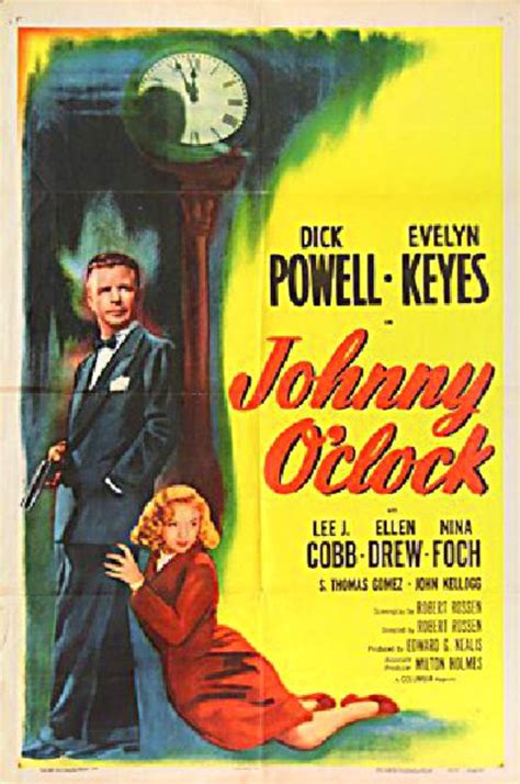 Johnny O'Clock Original R1956 U.S. One Sheet Movie Poster - Posteritati ...