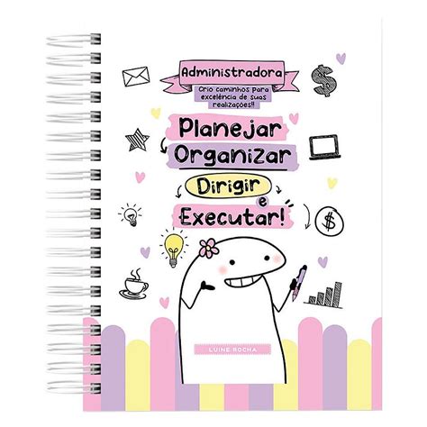 Caderno A5 Administradora Flork Maisdimari Papelaria Personalizada