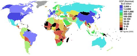 World GDP Map clipart free image download