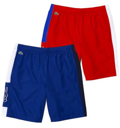 Lacoste Short En Molleton Marine Rouge GJ2294 00 7PE Atelier Yuwa Ciao Jp