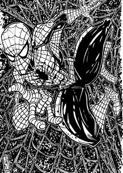 Spiderman In Scotty Shoemaker S Marvel Characters Comic Art Gallery Room