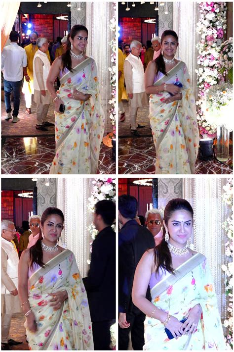 Avika Gor At Krishna Bhatt And Vedant Sarda Wedding