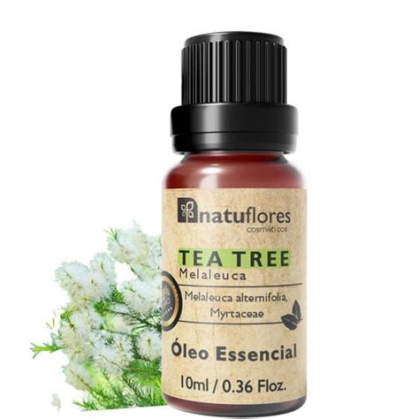 Leo Essencial Tea Tree Melaleuca Natuflores Puro Ml Leos