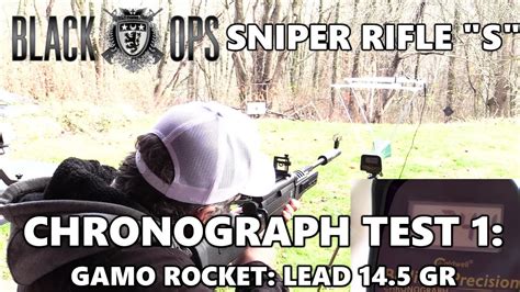 Black Ops Sniper Rifle S Chronograph Test 1 YouTube