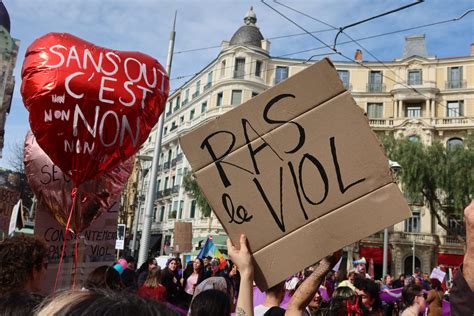 Ras le viol Retour en images sur la manif du 8 mars journée