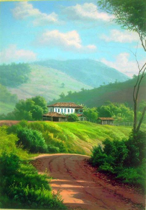 Pin De Sergio Em I Minas Gerais Em Pinturas Paisagem Em Aquarela