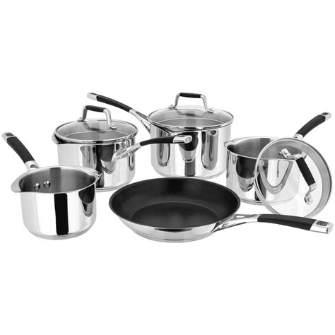 Judge Induction 5 Piece Non-Stick Saucepan Set