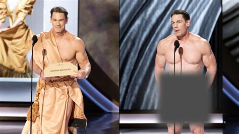 John Cena Naked At The Oscars Know Your Meme