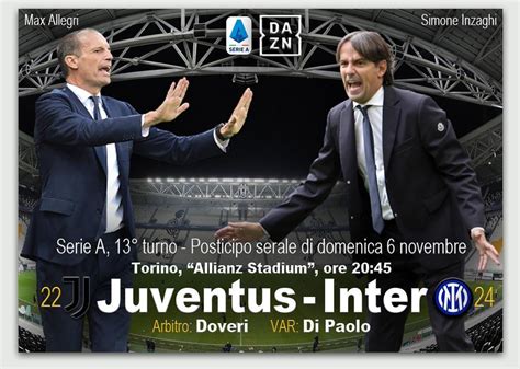 Juve Inter Probabili Formazioni E Dove Vederla In Tv