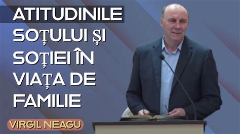 Virgil Neagu Atitudinile So Ului I So Iei N Via A De Familie